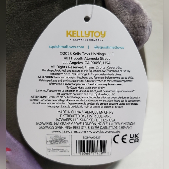 Tetero, Triceratops, Day of the Dead Squishmallows, 8" - Picture 9 of 9